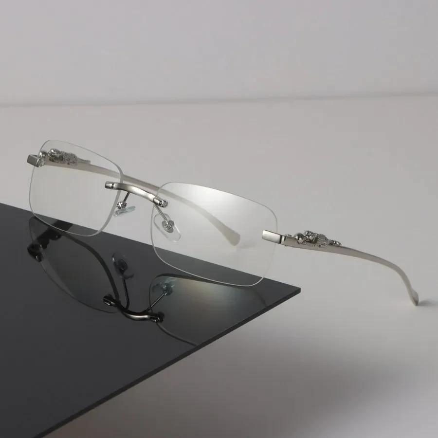 Luxury Square Frame Eyeglass Women Men Minimalist Transparent Glasses Cool Clear Lens Frame Glasses
