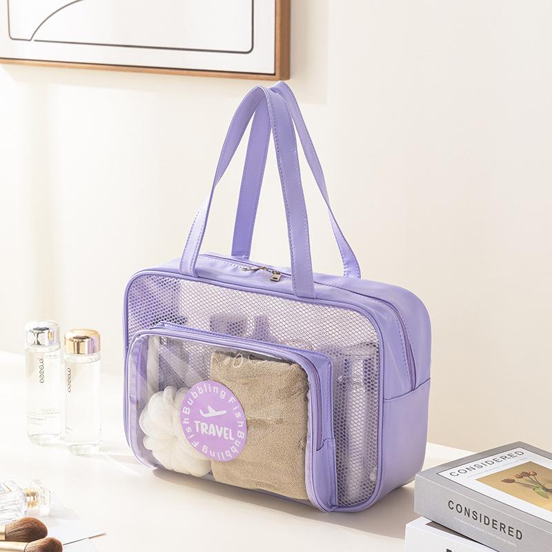 Cosmetic Bag Large Capacity Wet and Dry Separation Waterproof Swimming Bag Portable Beach Bag Fitness Swimming Wash Bag