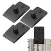 4 Pcs Tapestry Clip Metal Carpet Hanging Clips with Screws Easy Installation Wall Hangings Clip for Blankets Tapestries