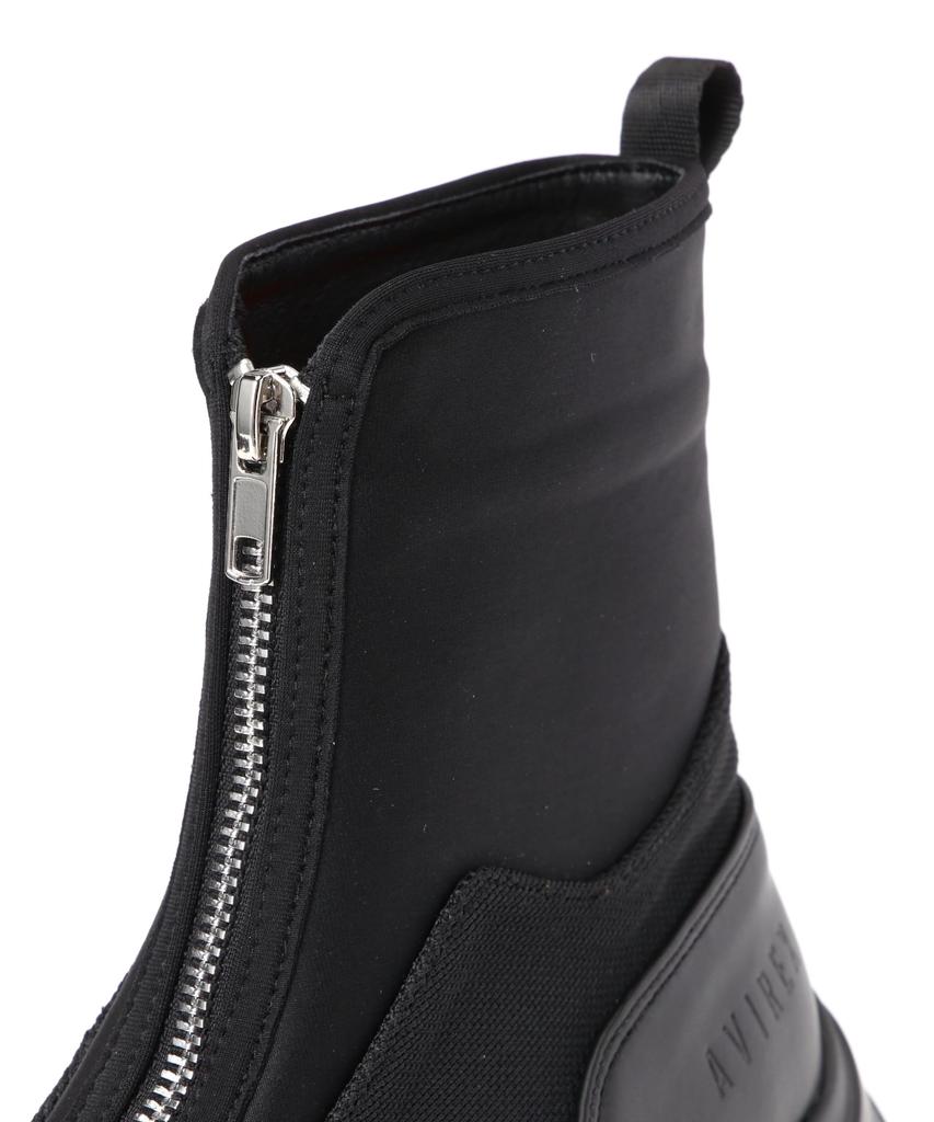 Direct Store Limited FRONT ZIP BOOTS Front Zip Boots M 010 Black [Avirex] Women's 783-4291701
