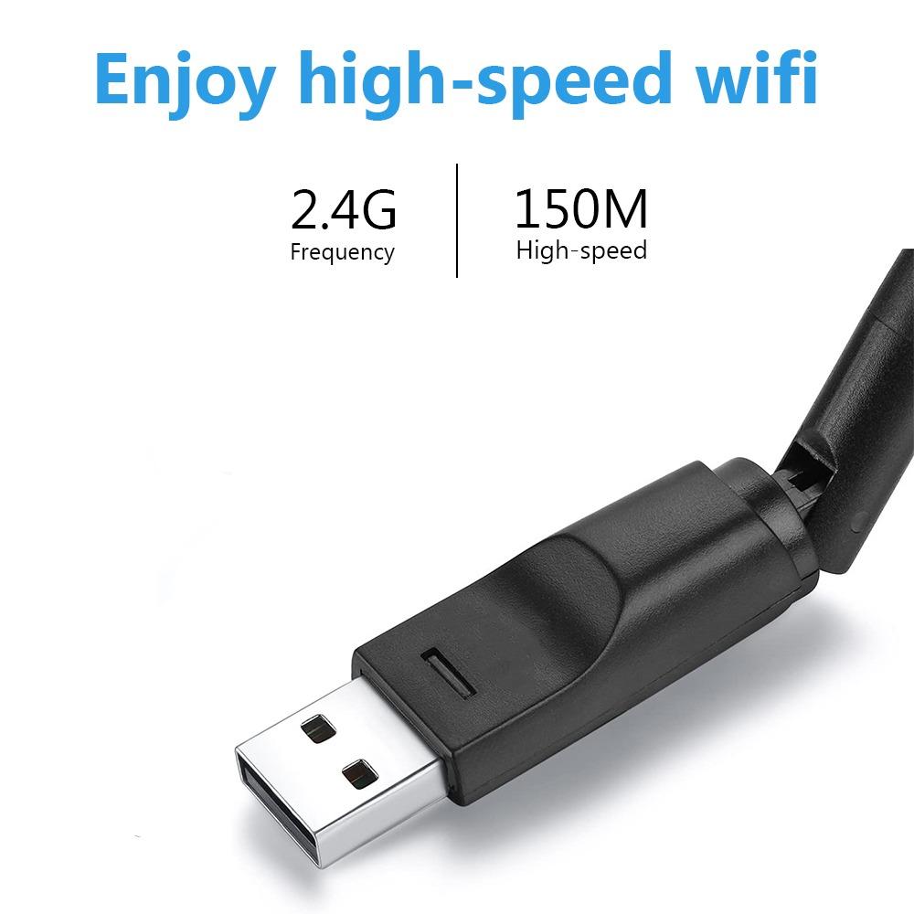 MT7601/8188 150Mbps USB Wifi Adapter Wi-fi Dongle Wifi Receiver for Computer/Phone