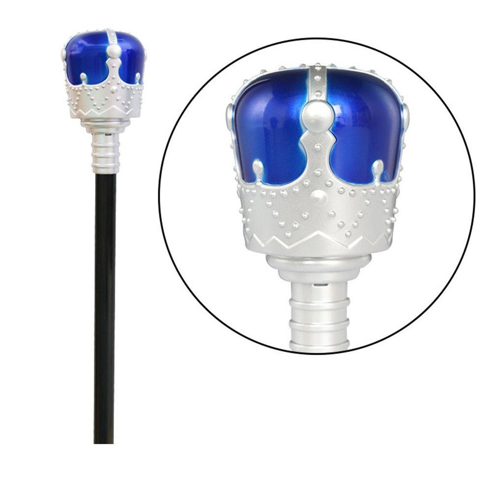 Dress Up King Queen Scepter Performance Costumes Walking Cane Halloween Hand Wand Cosplay Props