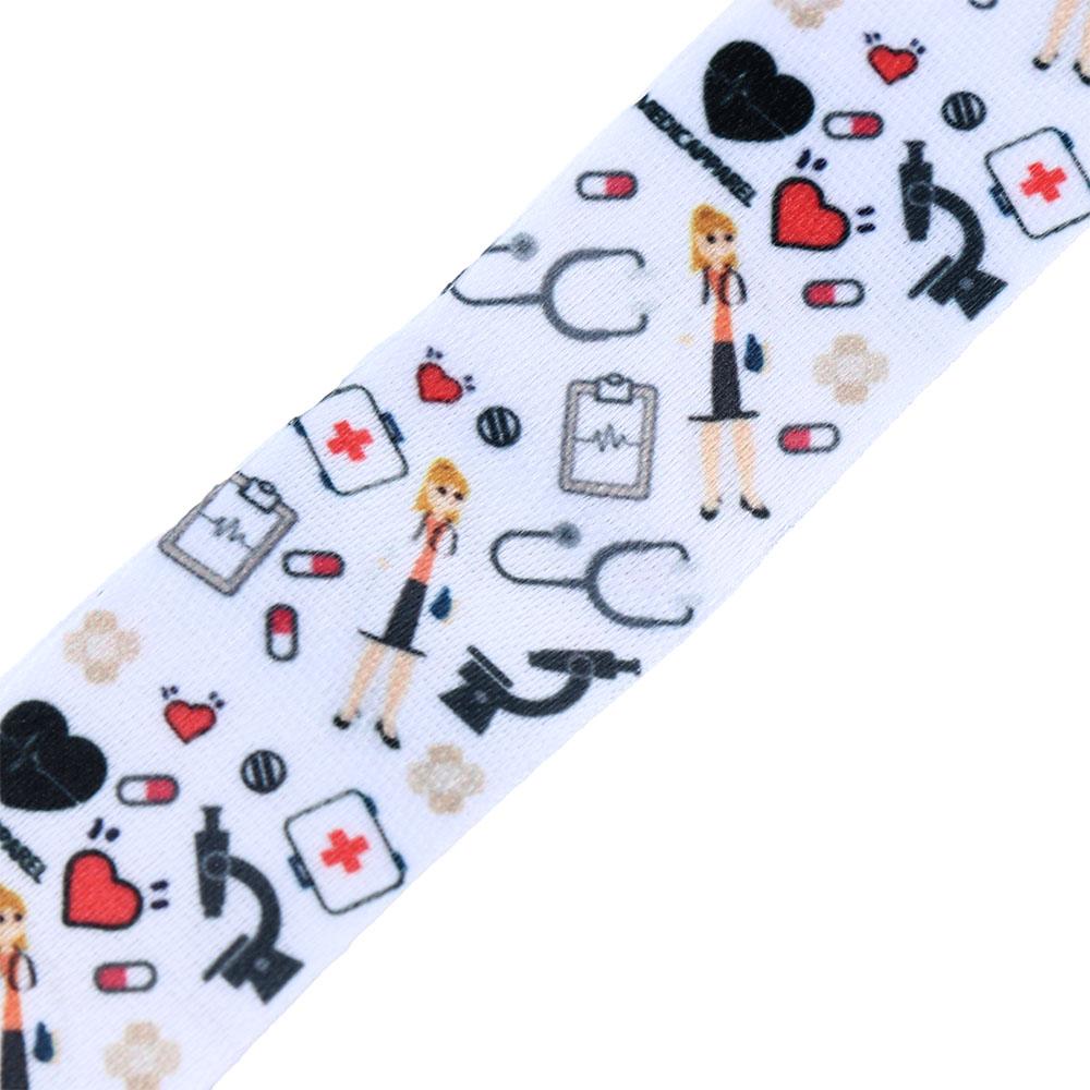 Принадлежности Брелок Лариат Шнурок для медсестры Шейные ремешки Ремешок для мобильного телефона Веревка для подвешивания ID-карты врача