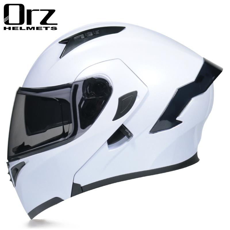 Flip Up Motorcycle Helmet Double Lens Full Face Helmet High Quality DOT Approved Moto Cascos Motociclistas Capacete