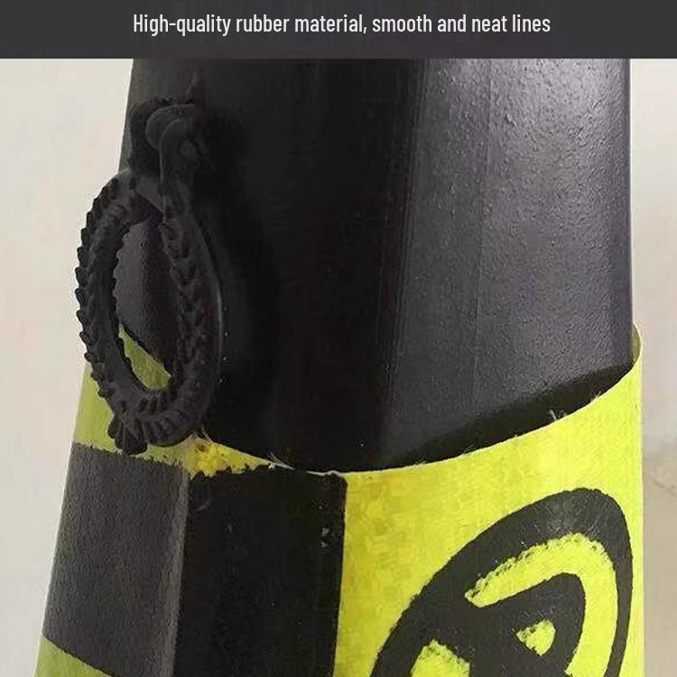 Парковочный столбик в виде ведра мороженого: Светоотражающий предупреждающий конус «Стоянка запрещена»