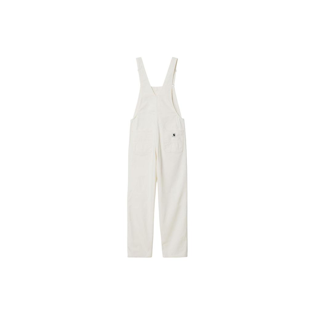 Carhartt WIP Ss24 Женский комбинезон с нагрудником Прямой женский комбинезон Белый I032965-D6-02