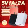 Универсальная USB-зарядная головка 5 В 1 А / 2 А, сертифицирована 3C, совместима со стандартами ЕС, США, Великобритании и Австралии