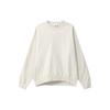 Men's Nike Lab Fleece Crew Solid Color Plush Stay Warm Sports Round Neck Pullover Light Bone White DA0318-072