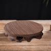 Exquisite Solid Wood Pedestal Vintage Crafts Display Stands Wooden Stool Wooden Base  Stores