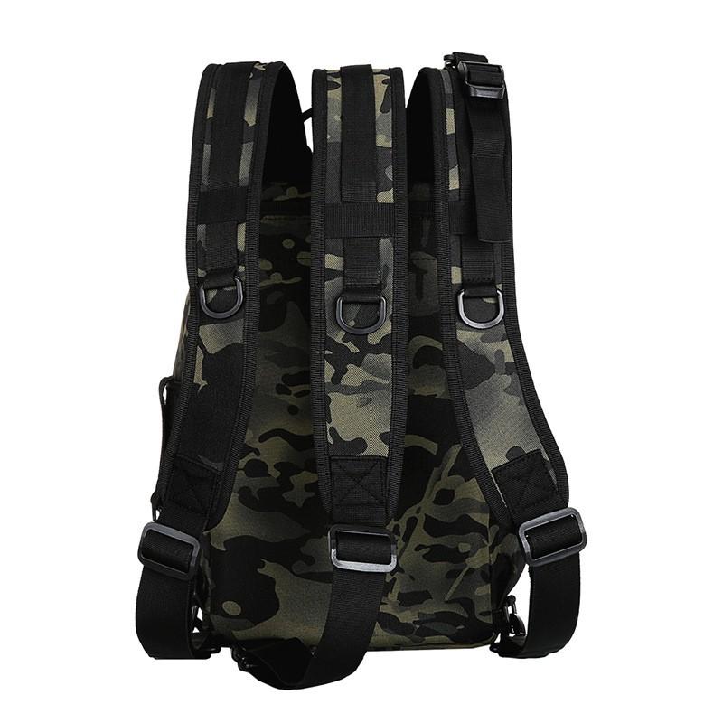Multi-Functional Fishing Chest Pack Crossbody Bag Outdoor Sports Hiking Camping Lightweight Large Capacity