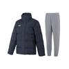Under Armour Stand Collar Solid Color Long Sleeve Down Jacket Breathable Mid Waist Knitted Pants Casual Sports Suit Men Suit 23600802-013+23600704-014