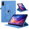 Вращающийся на 360 градусов кожаный чехол-кошелек для планшета Samsung Tab A9+ A8 S9 S8 S7FE Redmi Pad 2 11" K Pad 8.8 Xiaomi Pad 7 8 SE 8.7 Слот для карт Подставка Книга