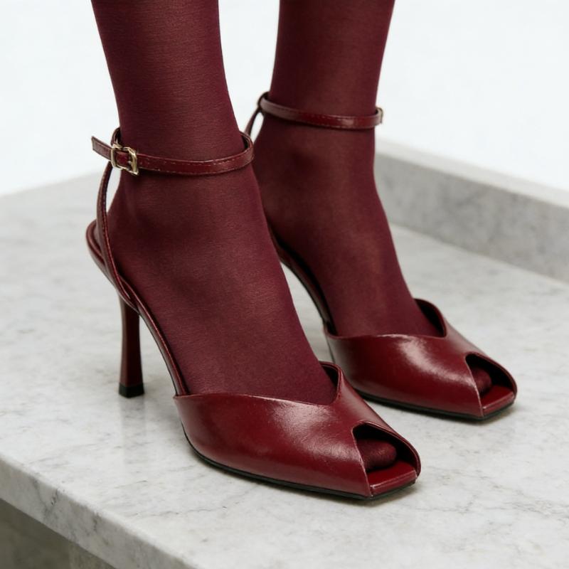 Sexy Thin Heels Sandals Women Ankle Strap Elegant Wedding Dress Shoe Female Fashion Brand High Heels Sandalias De Mujer