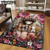 Ковер с принтом для гостиной, спальни, журнального столика, дивана, ковер, устойчивый к грязи и простой в уходе напольный коврик