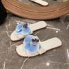 Summer New Women's Slippers Flower Women's Sandals Bathroom Slippers Banquet Party Women's Shoes  Slides Women