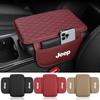 1Pcs Leather Auto Consoles Car Armrest Cushion with Storage Car Styling For Renegade Wrangler Grand Cherokee Compass Patriot Commander Willys