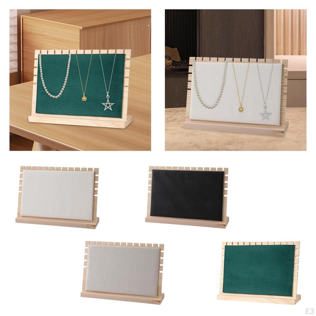 Элегантная деревянная подставка для украшений, для организации ожерелий дома или в магазине