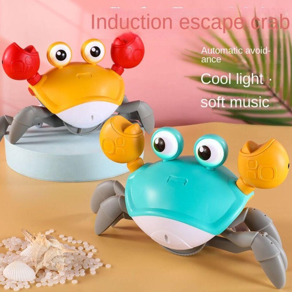 Flat Ground Escape Dancing Crab Toy Light&Music Crab Interactive Toy Children's Toy