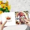 6Pcs Christmas Goblin DIY Diamond Painting Card Diamond Daily Wish Card Diamond Painting Greeting Card for Family Friends Gift