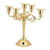 5 Arms Vintage Candlestick Metal Crafts Candle Holder Stand Wedding Party Home Decor