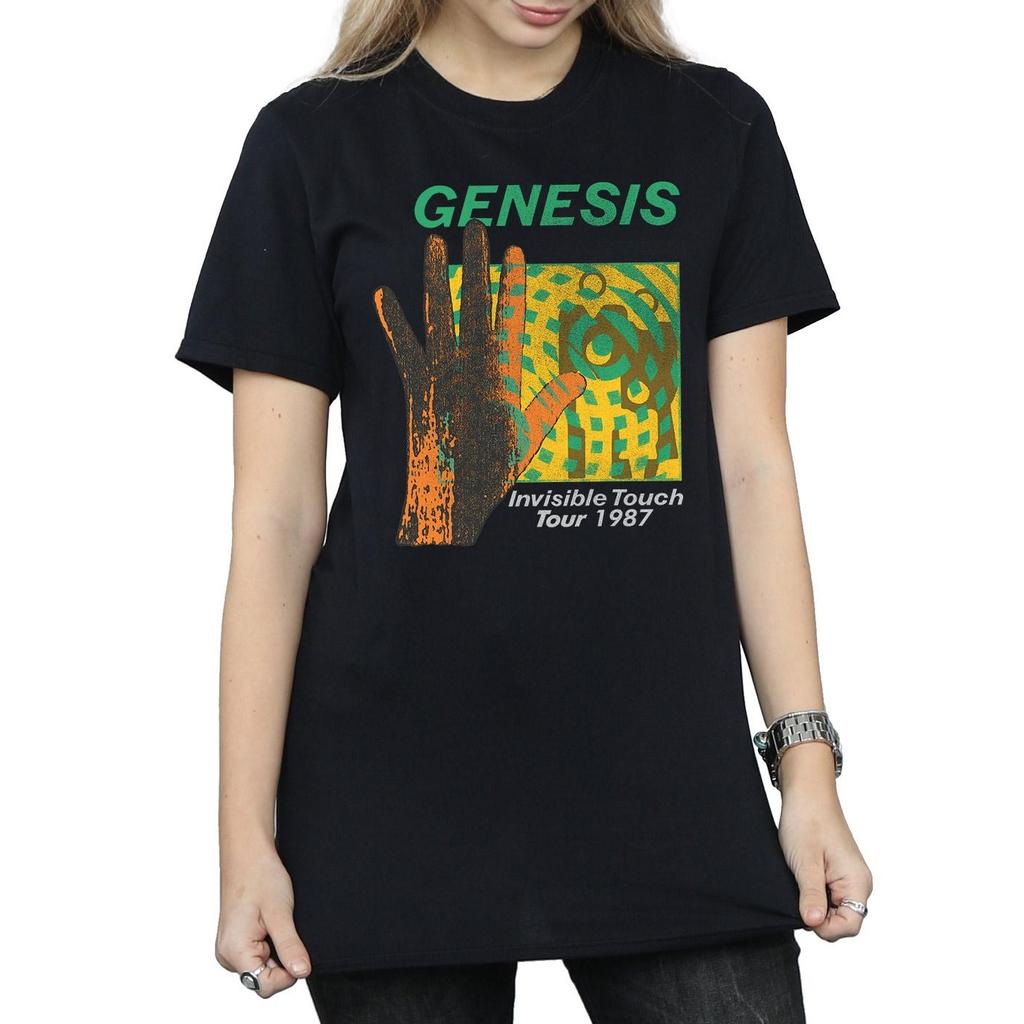 Genesis Womens/Ladies Invisible Touch Tour Cotton Boyfriend T-Shirt