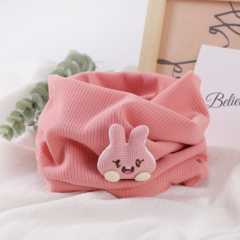 Приятный для кожи осенне-зимний универсальный утолщенный детский плюшевый шейный платок для школьников детский шарф