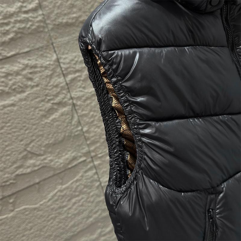 Зимние парки без рукавов для мужчин, топы с капюшоном, куртка больших размеров, повседневный толстый теплый черный жилет для мужчин, верхняя одежда