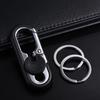 Buckle Key Ring Bag Charms Metal Double Ring Keychain Keys Organizer Car Keychain Car Key Holder