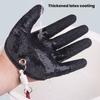 1 Pair Fish Catching Gloves with Release Carabiner High Strength Anti-Slip Puncture Proof Fishing Gloves Fishing Accessories