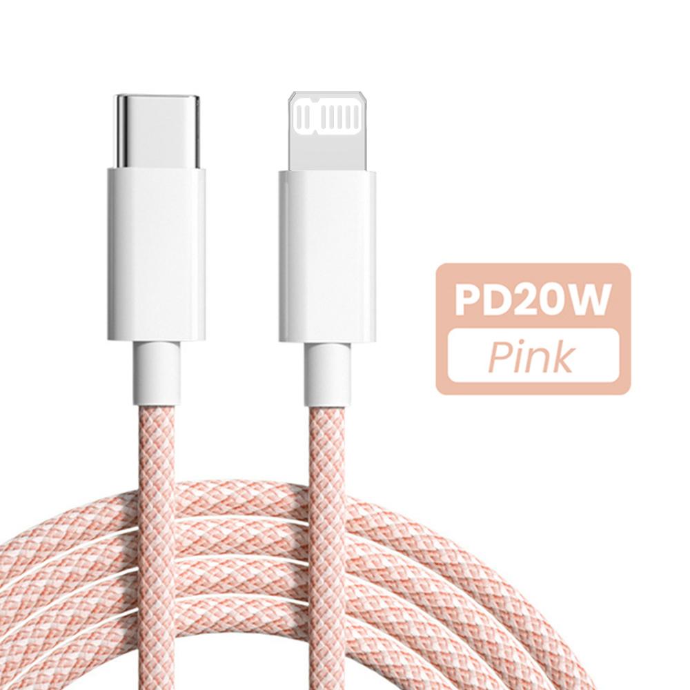 Кабель типа C PD20W для быстрой зарядки и передачи данных для iPhone 14 13 12 11 Pro Max XS XR 6s 7 8 Plus iPad USB C для ios зарядный провод