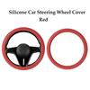 Soft Silicone Steering Wheel Cover Wear-resistant Tire Pattern Car Accessories Auto Protective Decoration Steering Wheel Cover
