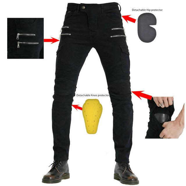 Джинсы мужские брюки для мотокросса брюки для эндуро для верховой езды мотокросс гонки по бездорожью спортивные брюки с защитой колена