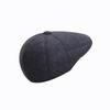 Осенне-зимняя классическая мужская шляпа Shuniu для среднего и пожилого возраста, мужская шляпа с защитой ушей для папы и дедушки, хлопковая шляпа с плоским верхом для мужчин
