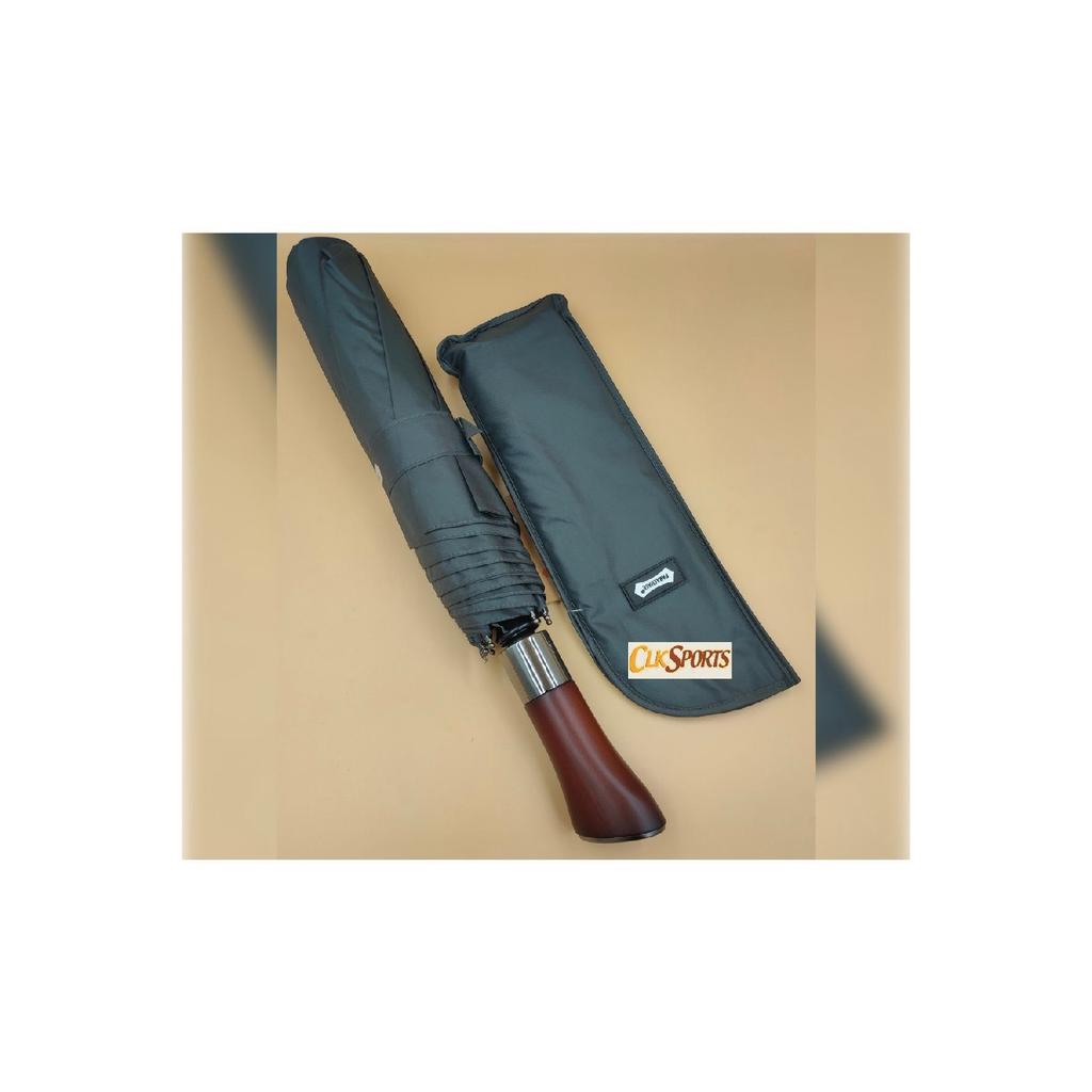 Полностью автоматический зонт премиум-класса с деревянной ручкой - Специальный чехол