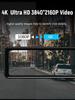 E-ACE 11,26-дюймовый сенсорный экран Автомобильный видеорегистратор 4K Зеркало заднего вида DVR записывающее устройство двойной объектив 1080P задняя камера Поддержка WIFI видеорегистратор