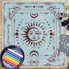 Tarot Card Tablecloth Altars Cloth Astrology Divinations NonSlip Mat Tapestry