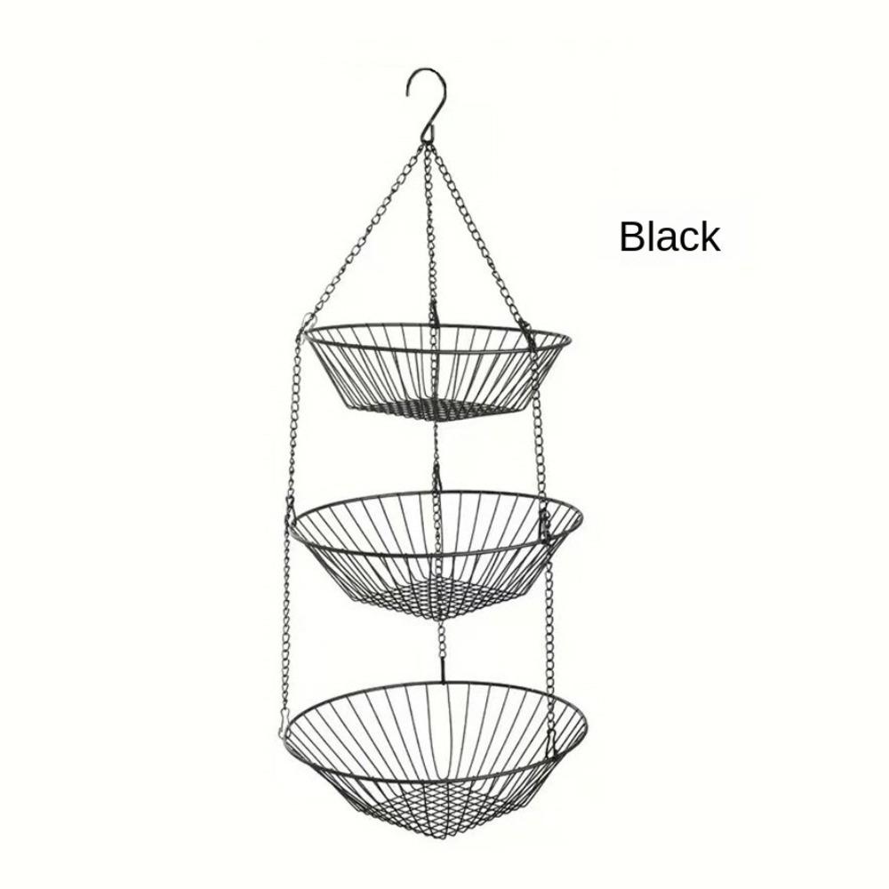 Подвесная корзина для фруктов в скандинавском стиле, складная корзина для овощей, новая корзина для хранения закусок, кухонные принадлежности