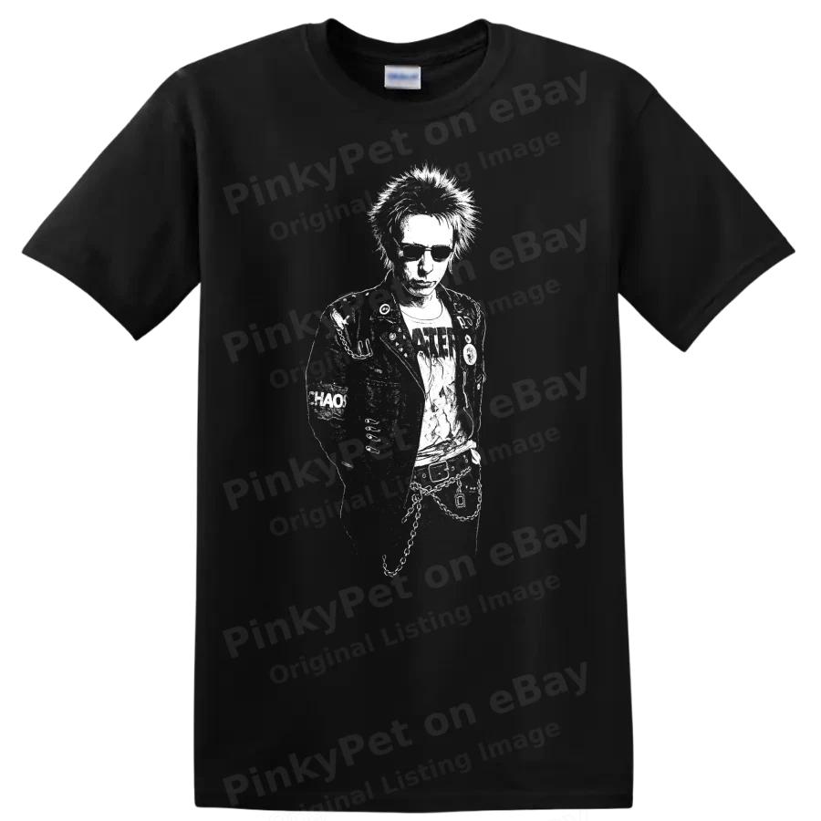 Johnny Rotten Punk Rock Legend T Shirt Vintage Music Fan Graphic Art Gift Tee