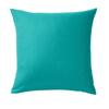 Pillowcases - 100% Cotton - 63x63 Cm - Turquoise - Washable - Plain