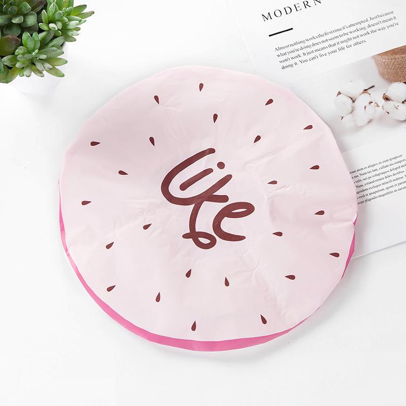 Водонепроницаемая шапочка для душа в ванной, утолщенная эластичная шапочка для ванны, шапочка для волос для женщин, красота, парикмахерская, точечные продукты, аксессуары для ванной комнаты