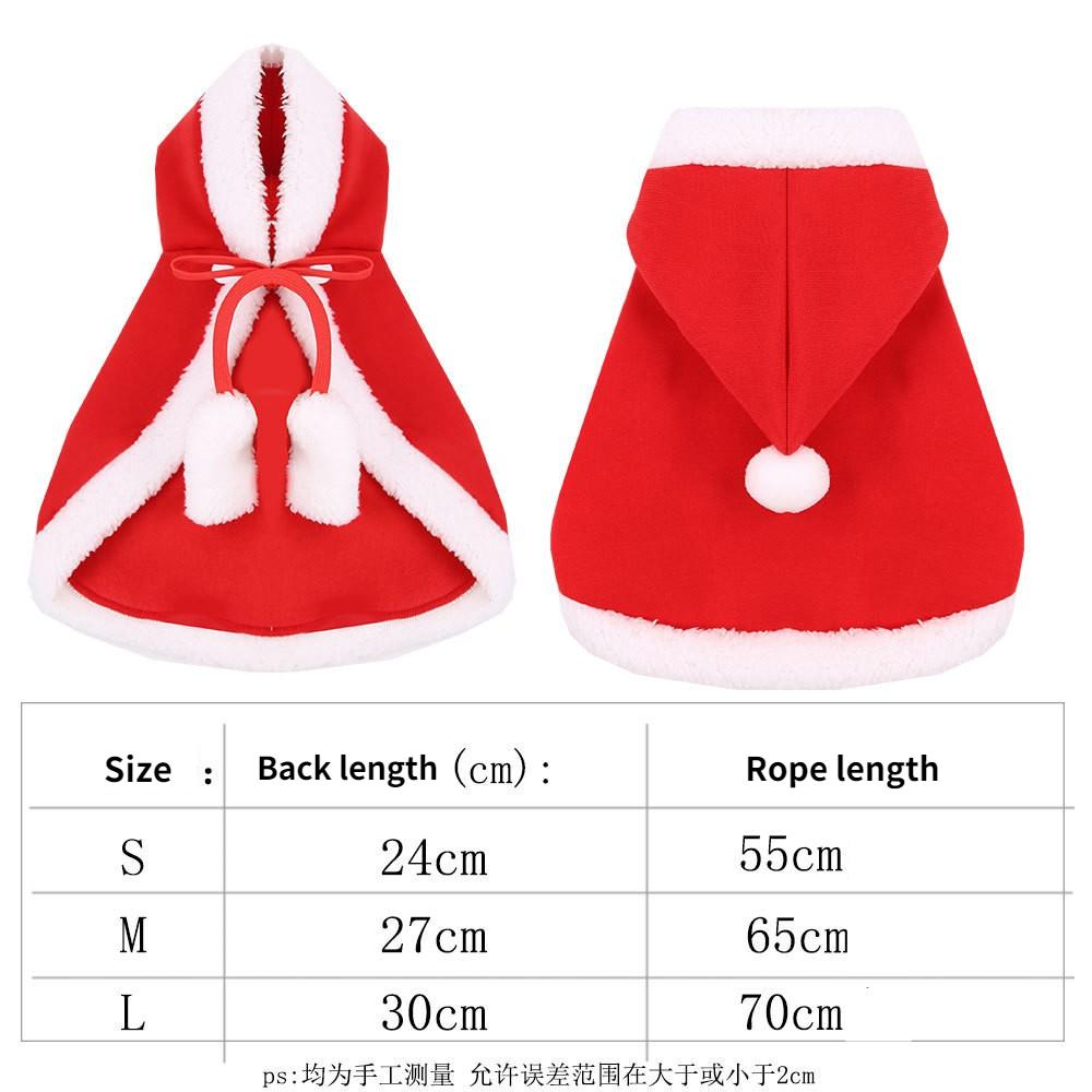 2025 Hoodies Dog Clothes Pet Cat Christmas Winter Sweatshirt Chihuahua Dog Coat Clothing Winter Pet Puppy Clothes Vest Jacket