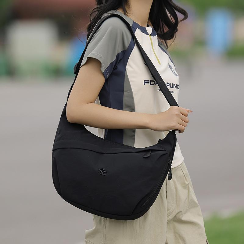 Однотонная сумка кроссбоди Женская большая вместительная Оксфордская сумка через плечо для поездок