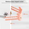 Дверной глушитель, шумоподавление, тихая подушка для закрытия двери с эластичным ремешком, крышка дверной защелки для чутко спящих, безопасность малышей
