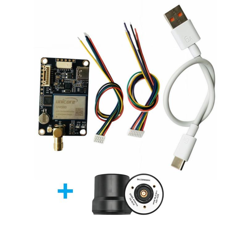 UM982 GNSS Unicorecomm GPS RTK модуль сантиметровый уровень дифференциальный относительный F9P позиционирование ориентация UM981 UM980 для дрона