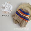 Детские шапки Осень и Зима Девочки Пуловер Вязаная шапка Цветная шерстяная шапка Мальчики Детская теплая защита для ушей