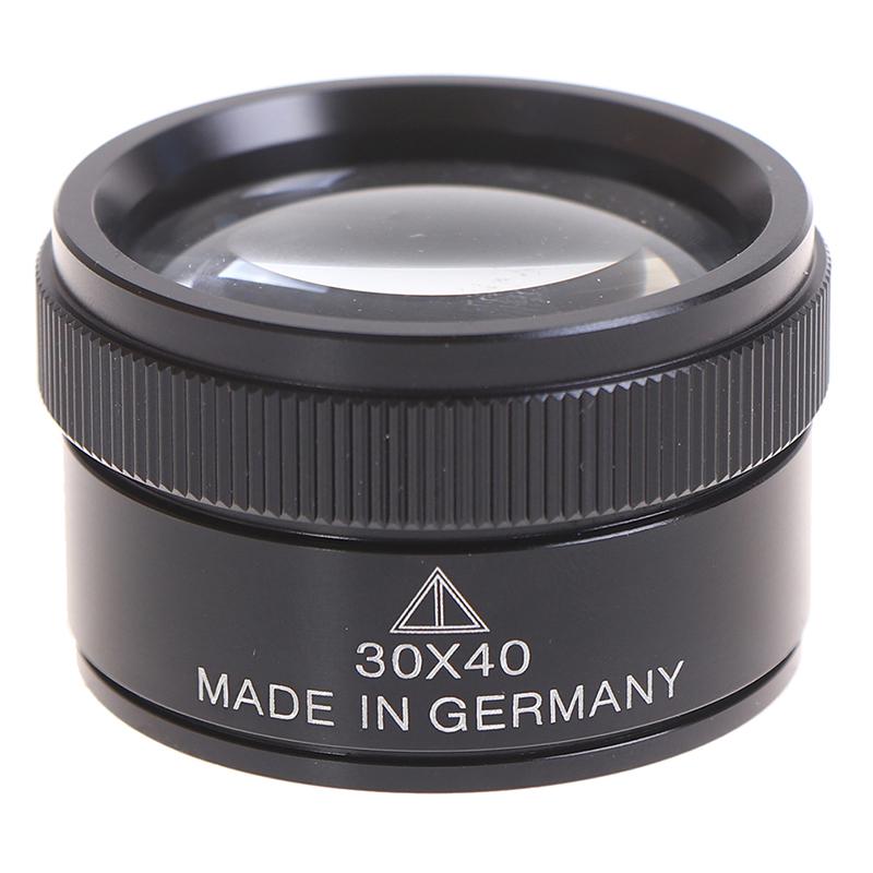 Premium 30X 40Mm Measuring Magnifier Magnifying Glass Lens Loop Microscope