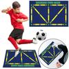 Футбольный тренировочный коврик, прочный, нескользящий, складной, для детей и взрослых, тренировочный коврик для футбола, тренировочное оборудование для внутреннего и наружного использования