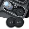 Silicone Coasters with Handles for Spacia and MK94S 70mm and Easy To Car Interior Accessories Set Black Non-slip Mk53s, Mk54s, Series. Round,