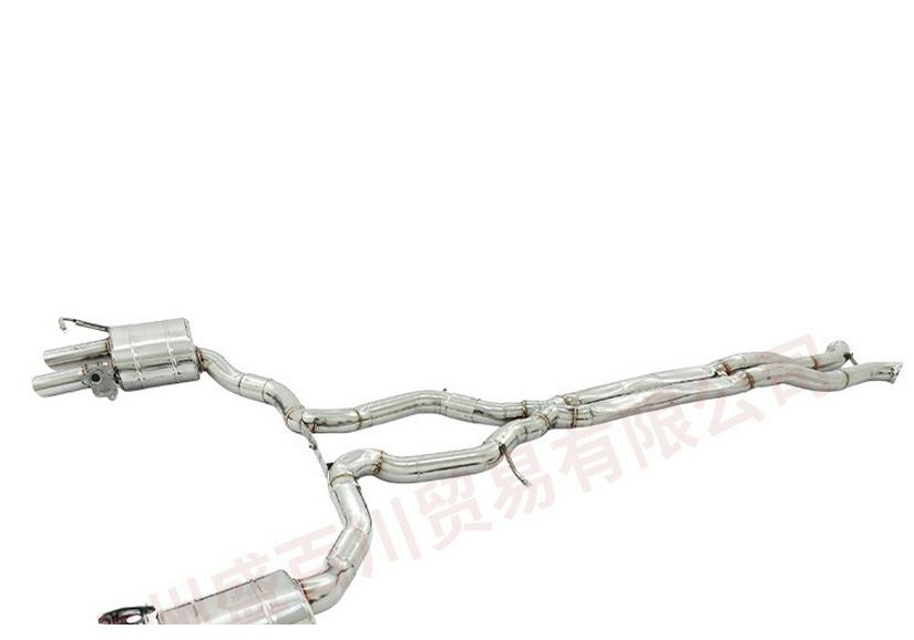 Stainless Steel Exhaust Tailpipe with Valve Control for Bentley Continental 4.0 V8 & 6.0 W12