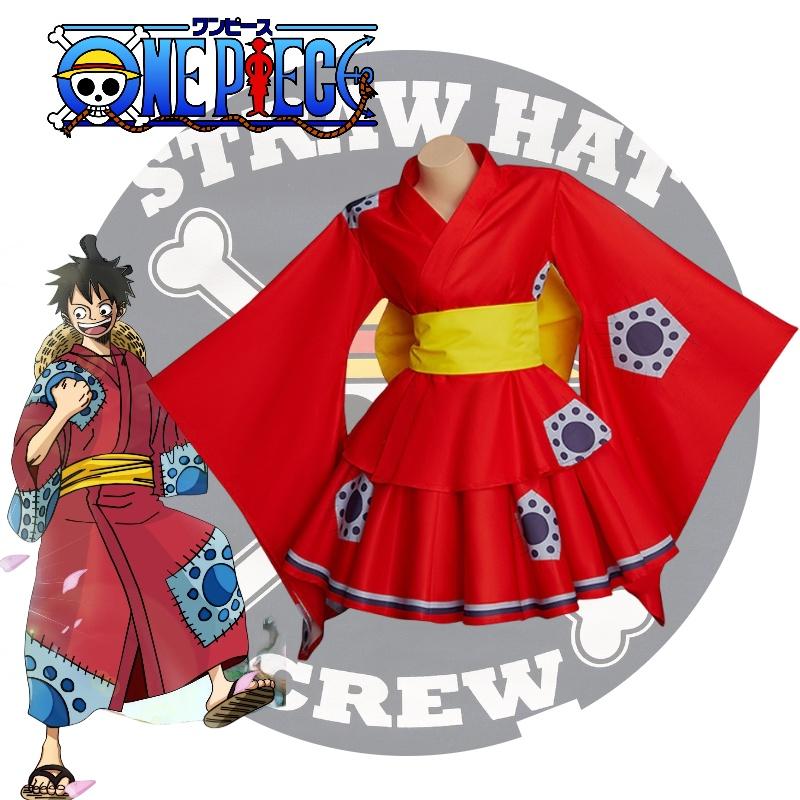 Костюм для косплея One Piece для мужчин, персонажи Луффи, Зоро и Ло, в стиле японского кимоно